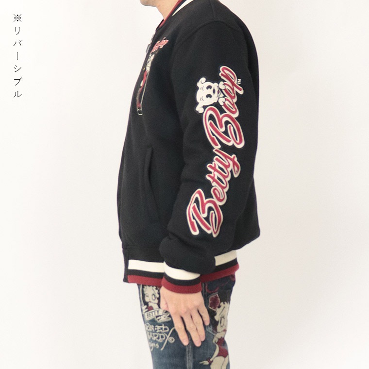 【BETTYコラボ】リバーシブル刺繍スタジャン