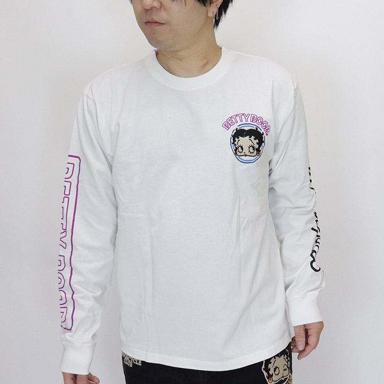 【BETTYコラボ】天竺ロンTEE ネオンバイカーベティ