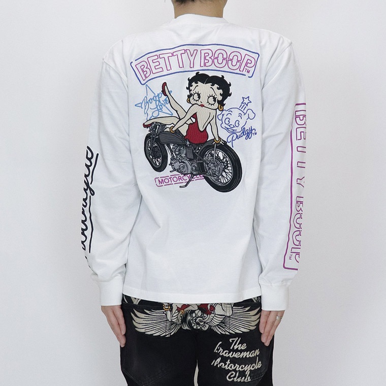 【BETTYコラボ】天竺ロンTEE ネオンバイカーベティ