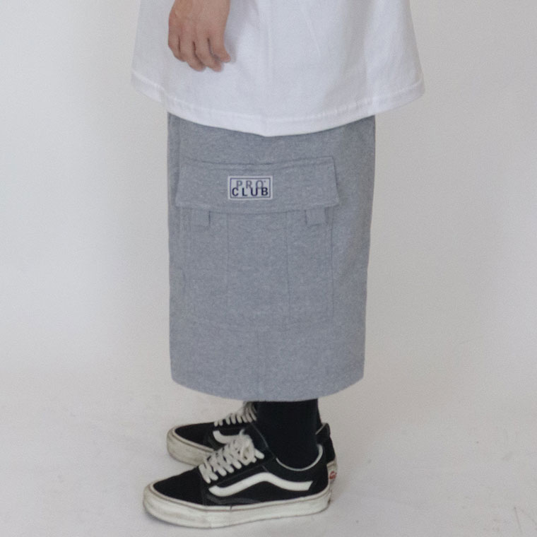【PRO CLUB】Fleece Cargo Shorts