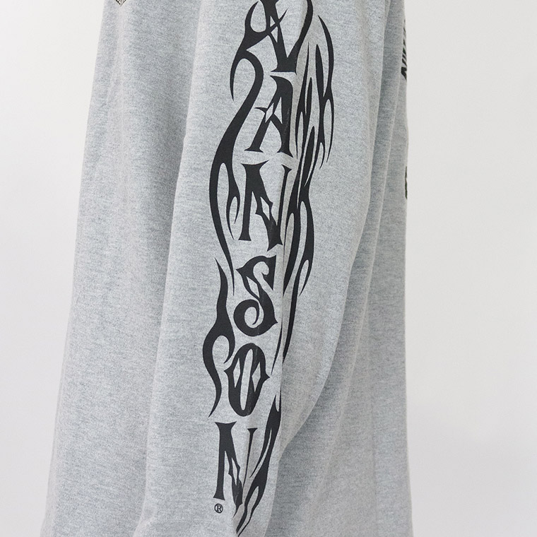 【VANSON】天竺長袖Tシャツ フライングスター