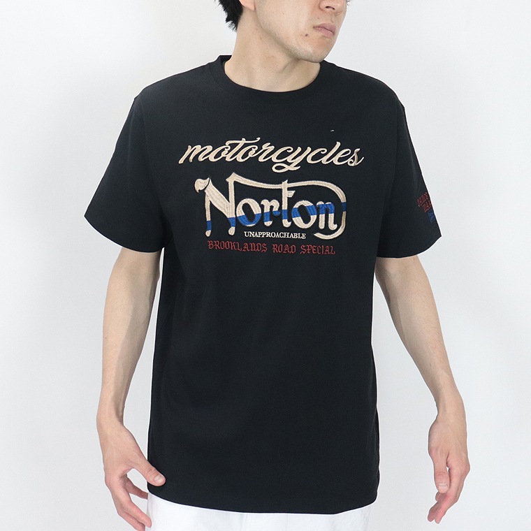 【NORTON】ネイティブカラ―刺繍Tシャツ