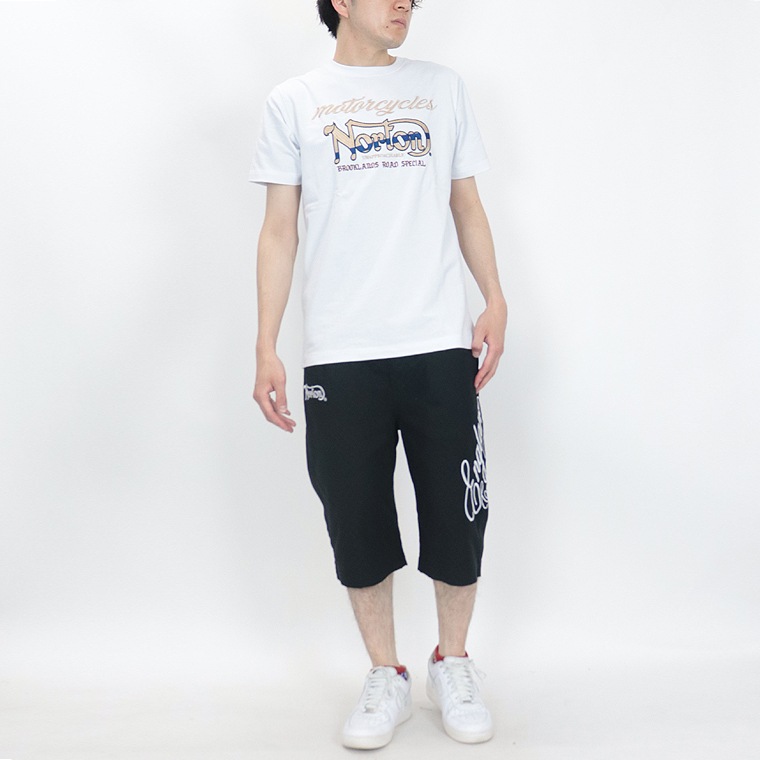 【NORTON】ネイティブカラ―刺繍Tシャツ
