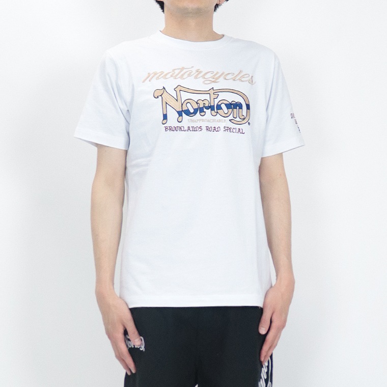【NORTON】ネイティブカラ―刺繍Tシャツ