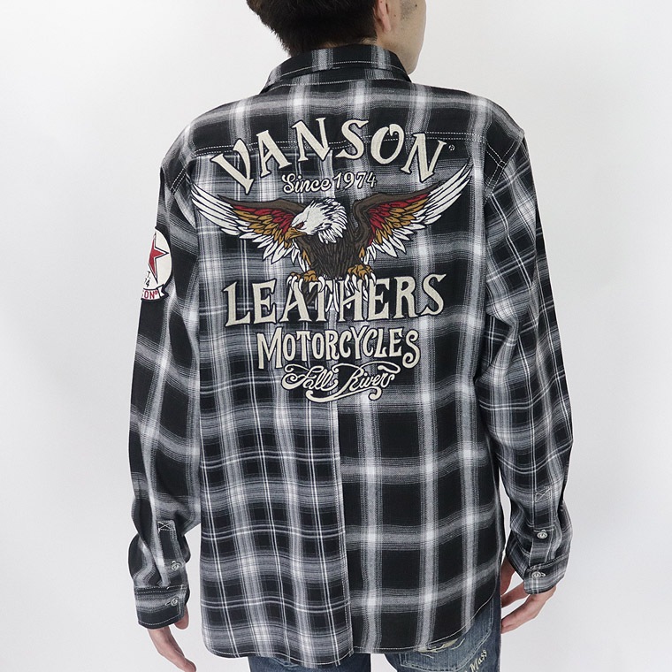 VANSON】マルチカラー長袖チェックシャツ イーグル | 店舗から探す,5号