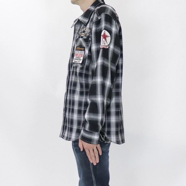 VANSON】マルチカラー長袖チェックシャツ イーグル | 店舗から探す,5号