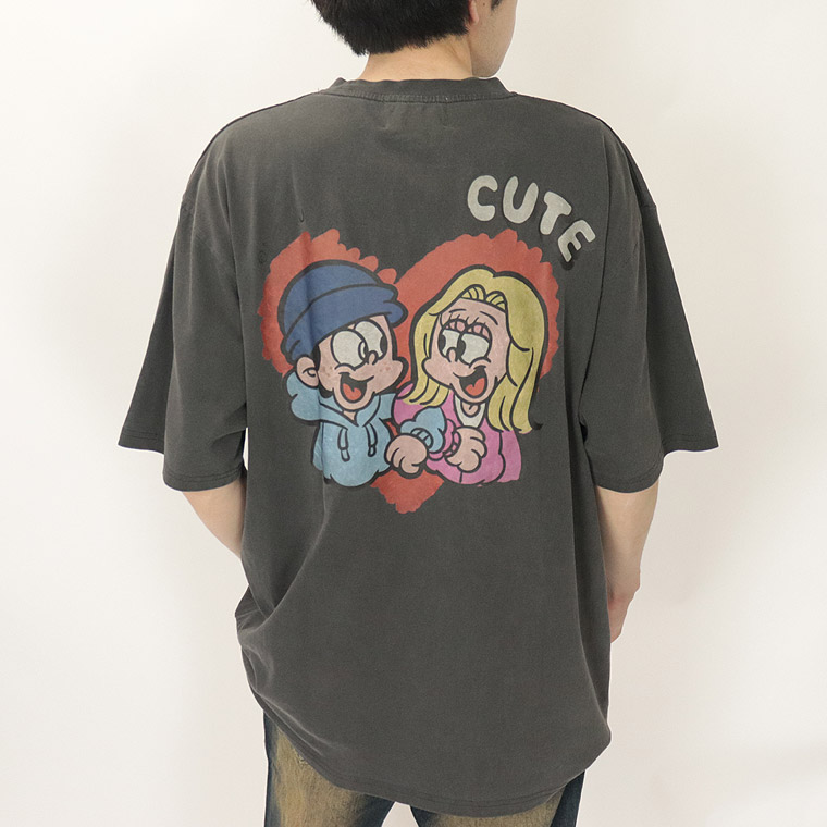 【NEW JACK】ハートピグメント半袖Tシャツ