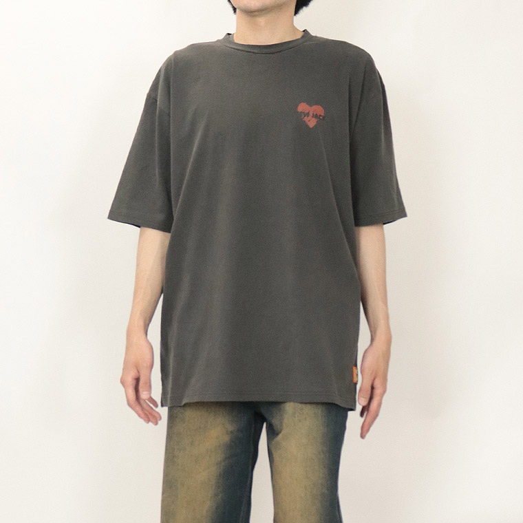 【NEW JACK】ハートピグメント半袖Tシャツ
