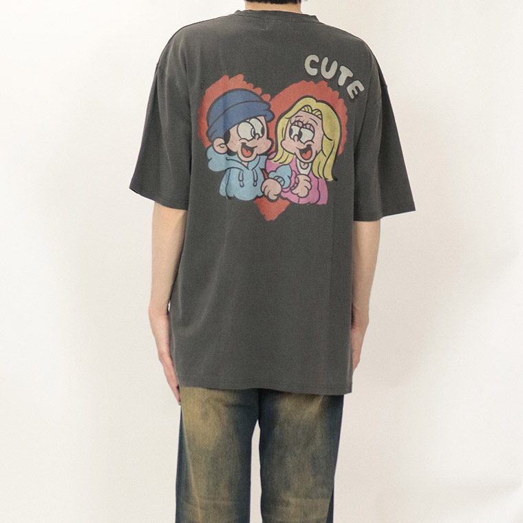 【NEW JACK】ハートピグメント半袖Tシャツ