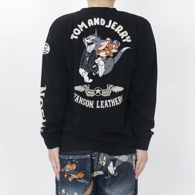 【TOM&JERRYコラボ】天竺長袖Tシャツ ゴーグル