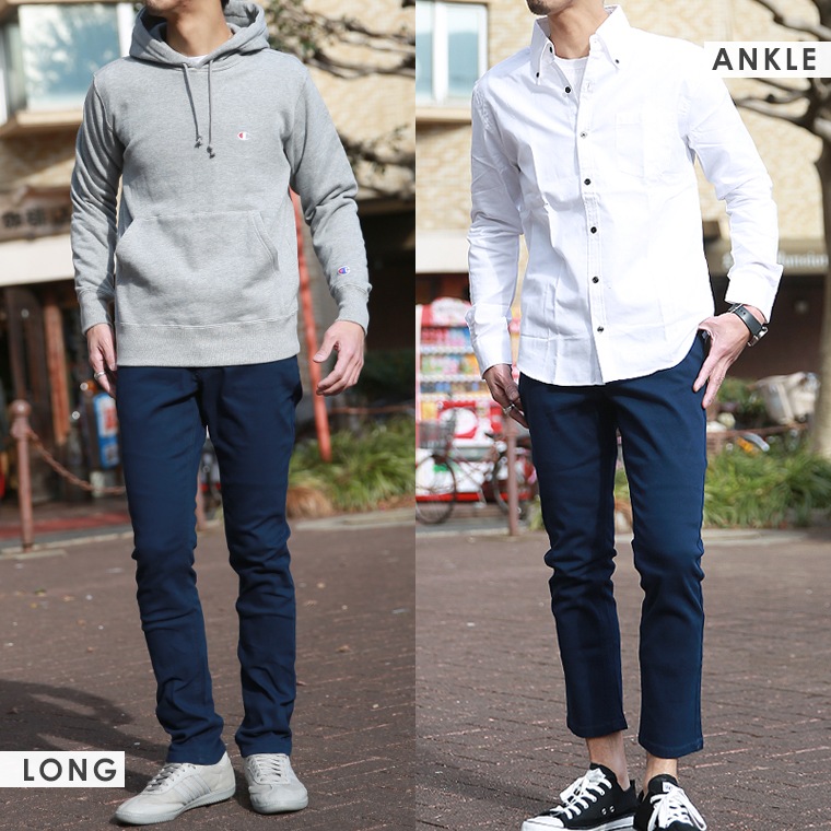 【２本目半額対象】スリムストレッチチノパンツ【セール対象外】