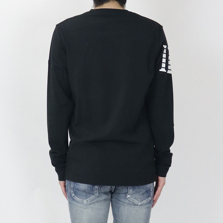 Milanoフロントプリント長袖Tシャツ