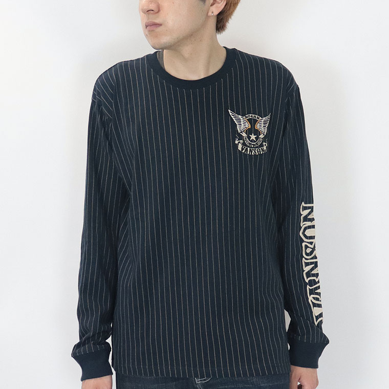 【VANSON】OE天竺ロンTEE