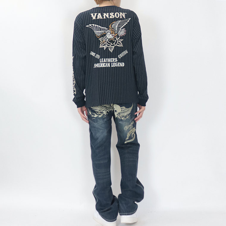 【VANSON】OE天竺ロンTEE