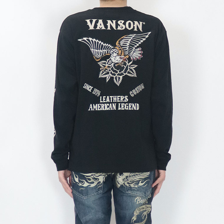 【VANSON】OE天竺ロンTEE