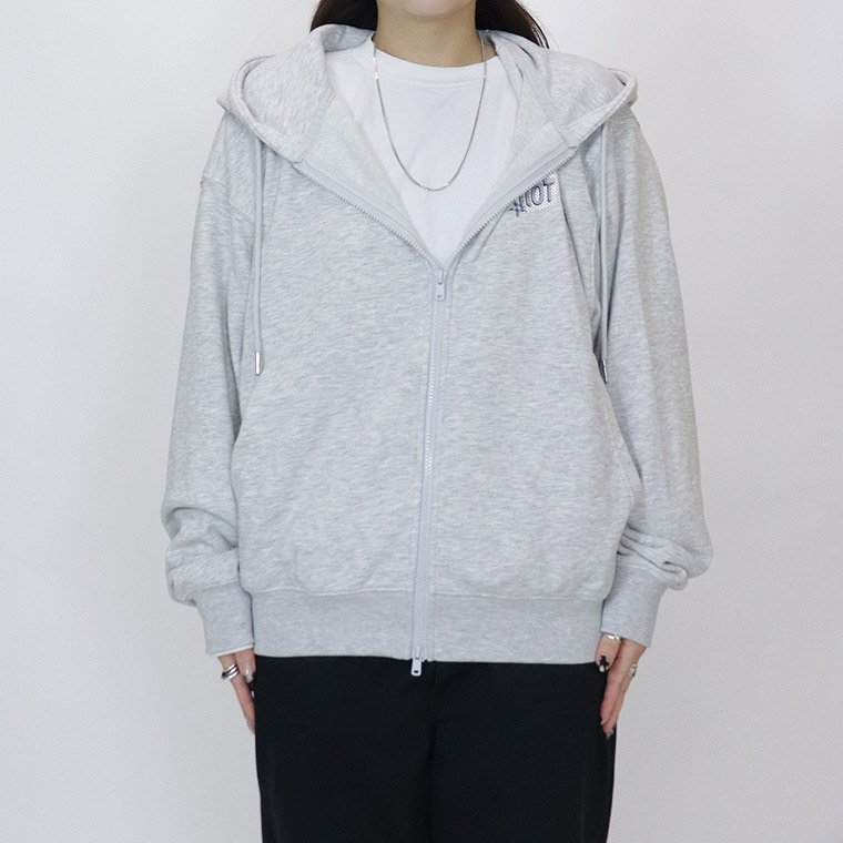 ゴーストデジタルプリントZIPパーカー