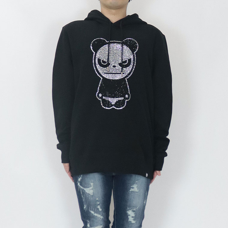【HIPANDA】RHINESTONE PULL HOODIE