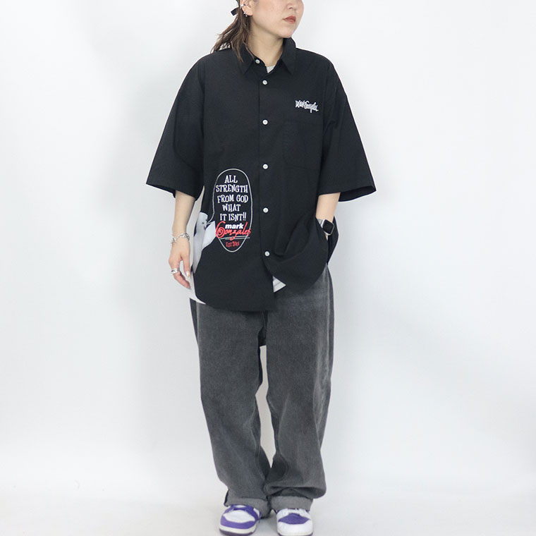 What it isNt) ART BY MARK GONZALES】3Dエンジェル半袖シャツ | 店舗