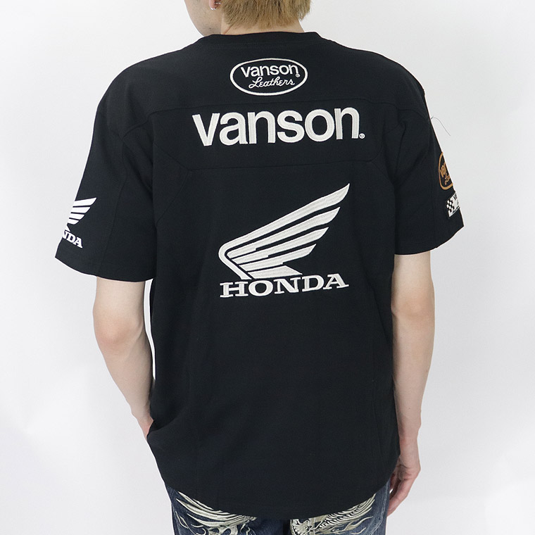 【HONDAコラボ】天竺半袖Tシャツ ホンダウイング