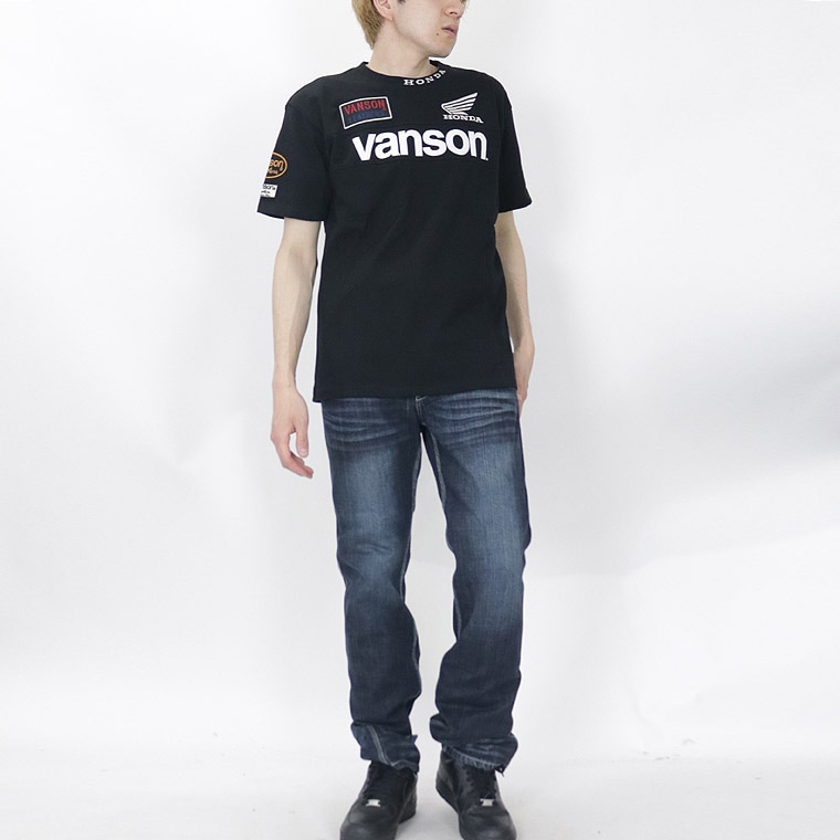 【HONDAコラボ】天竺半袖Tシャツ ホンダウイング