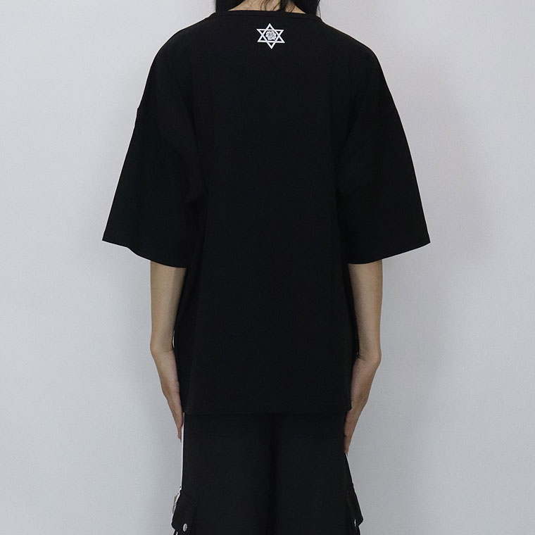 【PSYCHONATION】『たぶん、無理。コラボ』鮫島サメ子BIGシルエットTシャツ