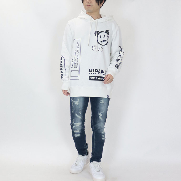 【HIPANDA】KING-pt PULL HOODIE