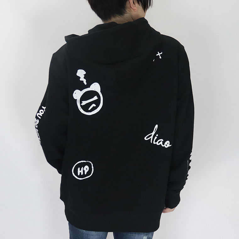 【HIPANDA】KING-pt PULL HOODIE