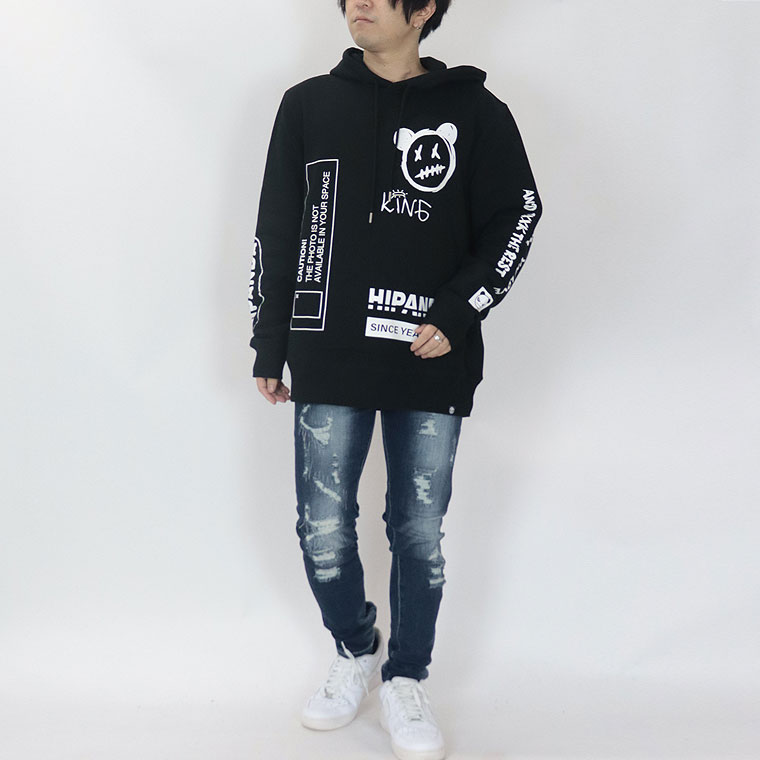 【HIPANDA】KING-pt PULL HOODIE