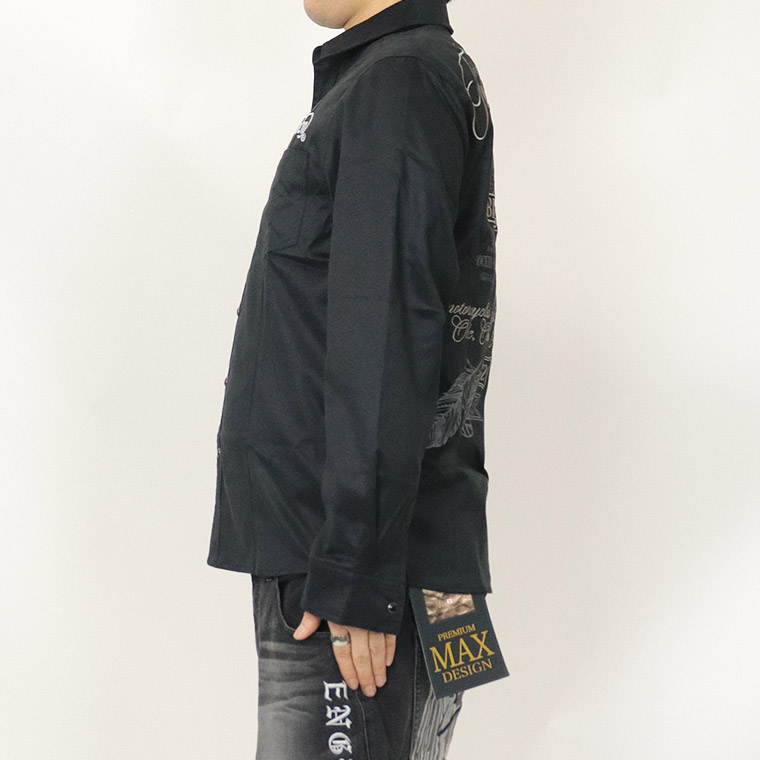 【NORTON】撥水ストレッチイーグル ポリスウェードシャツ