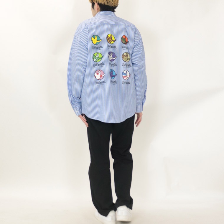 【GONZ】サークルエンジェルプリントシャツ