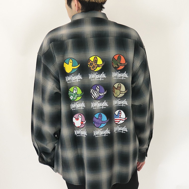 【GONZ】サークルエンジェルプリントシャツ