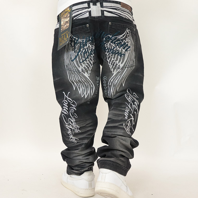 【NORTON】ストレッチウイングMAX刺繍デニムパンツ