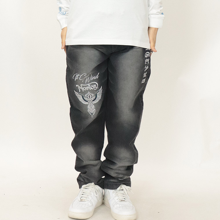 NORTON】ストレッチウイングMAX刺繍デニムパンツ | アイテムから探す