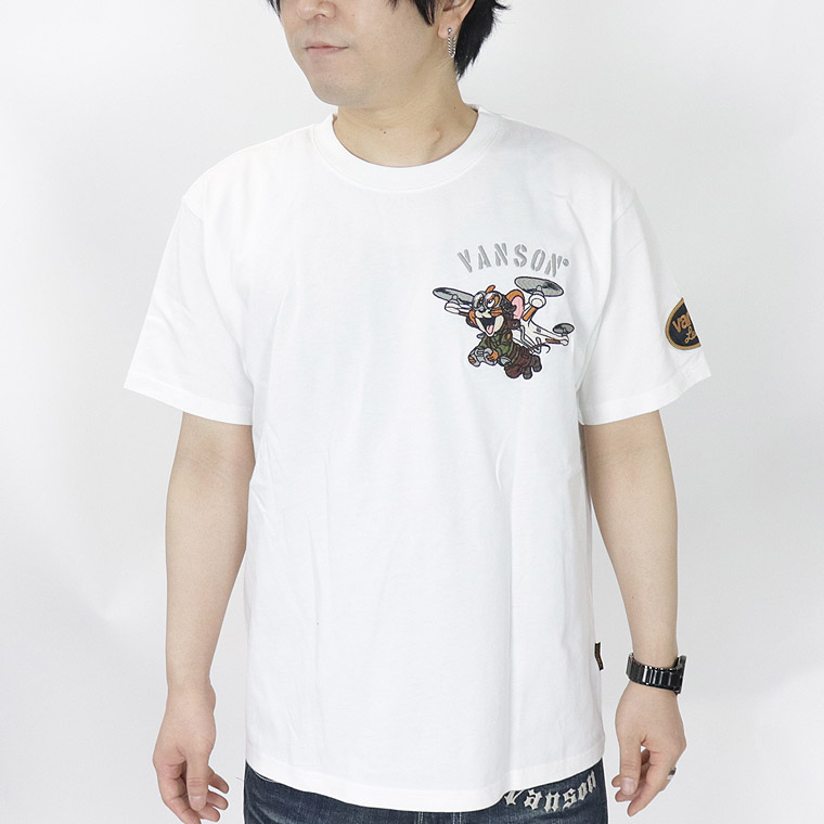 【TOM&JERRYコラボ】天竺半袖Tシャツ ドローンフライト