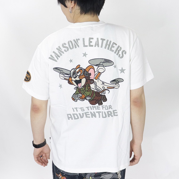 【TOM&JERRYコラボ】天竺半袖Tシャツ ドローンフライト