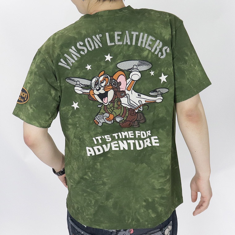 【TOM&JERRYコラボ】天竺半袖Tシャツ ドローンフライト