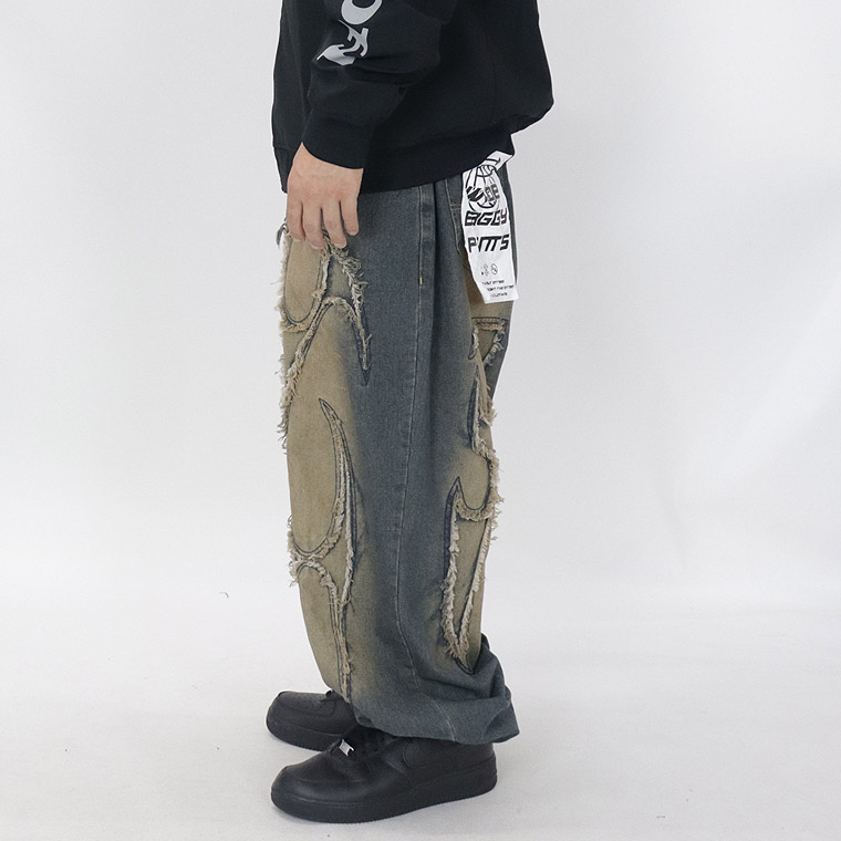 カットオフモチーフデニムパンツ