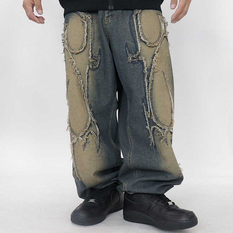 カットオフモチーフデニムパンツ