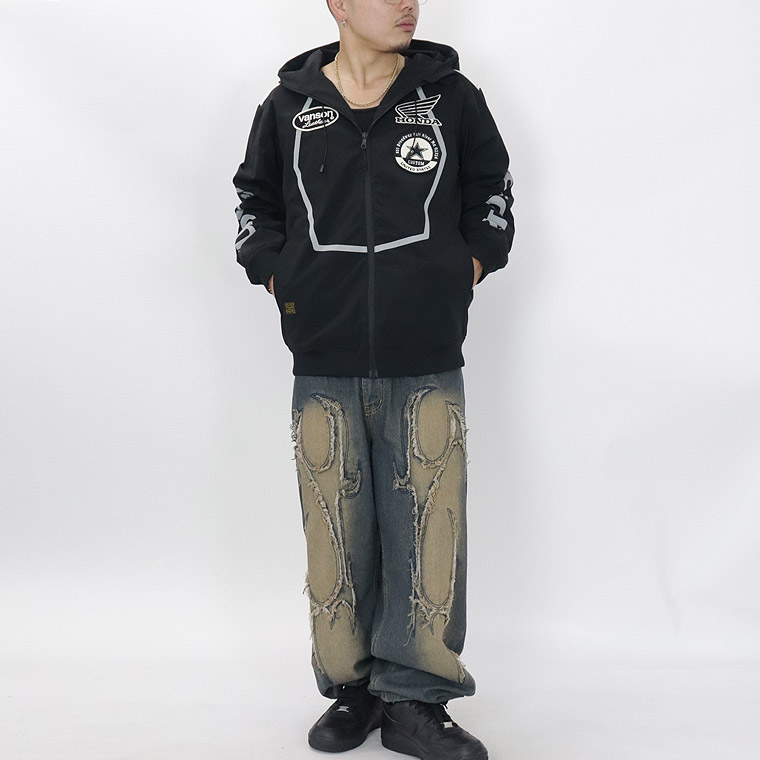 カットオフモチーフデニムパンツ