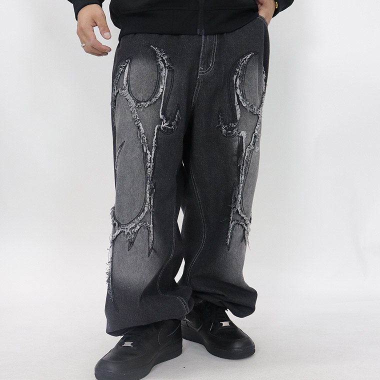 カットオフモチーフデニムパンツ