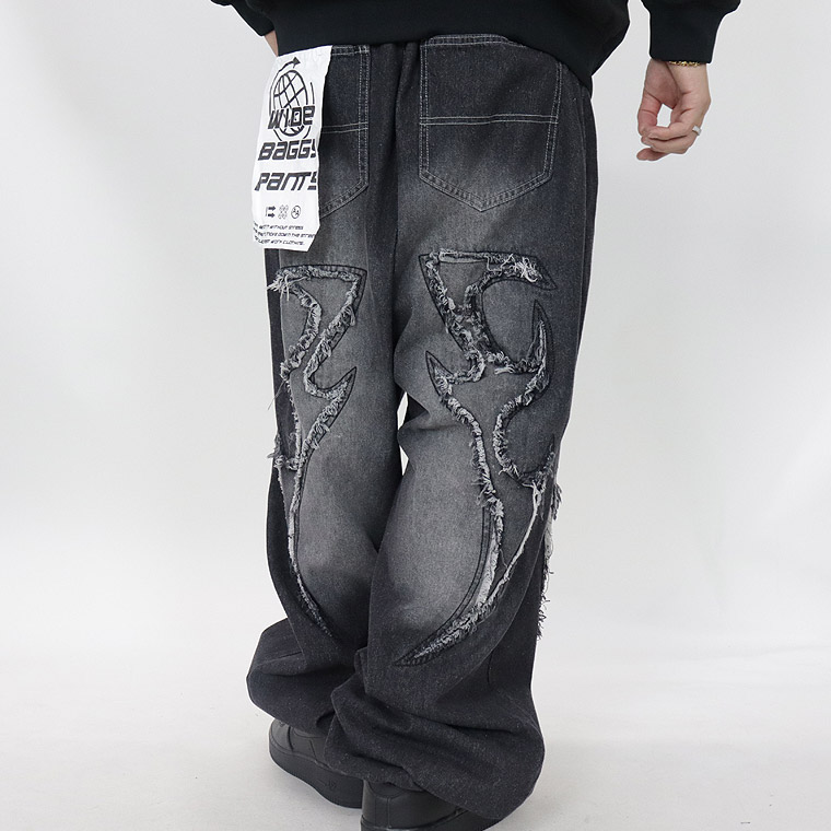 カットオフモチーフデニムパンツ