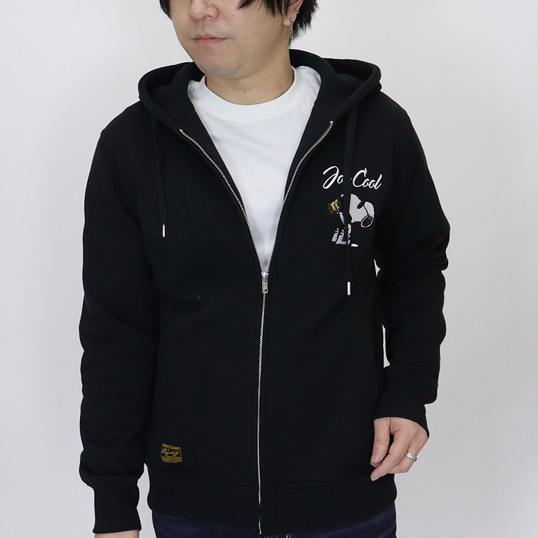 【SNOOPYコラボ】ビール刺繍スヌーピーZIPパーカー
