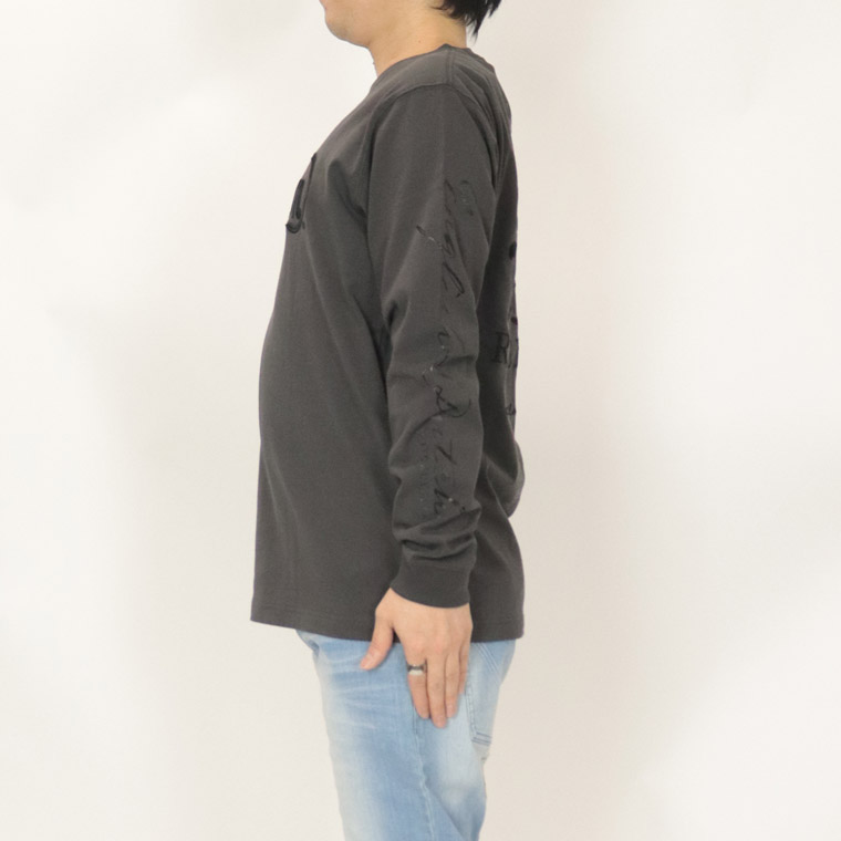 【NORTON】3D刺繍 同色長袖Tシャツ