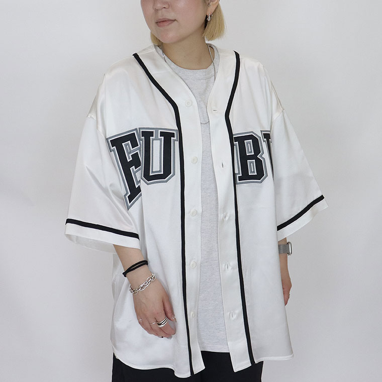 【FUBU】SATIN BASEBALL SHIRTS