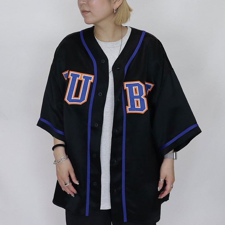 【FUBU】SATIN BASEBALL SHIRTS