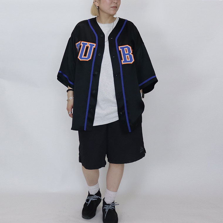 【FUBU】SATIN BASEBALL SHIRTS