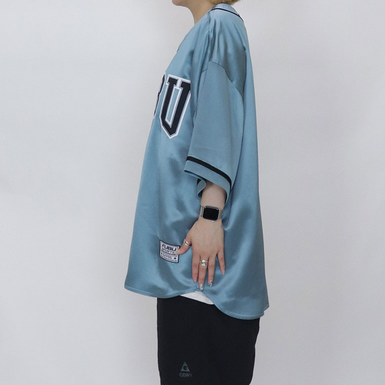 【FUBU】SATIN BASEBALL SHIRTS