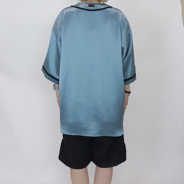 【FUBU】SATIN BASEBALL SHIRTS