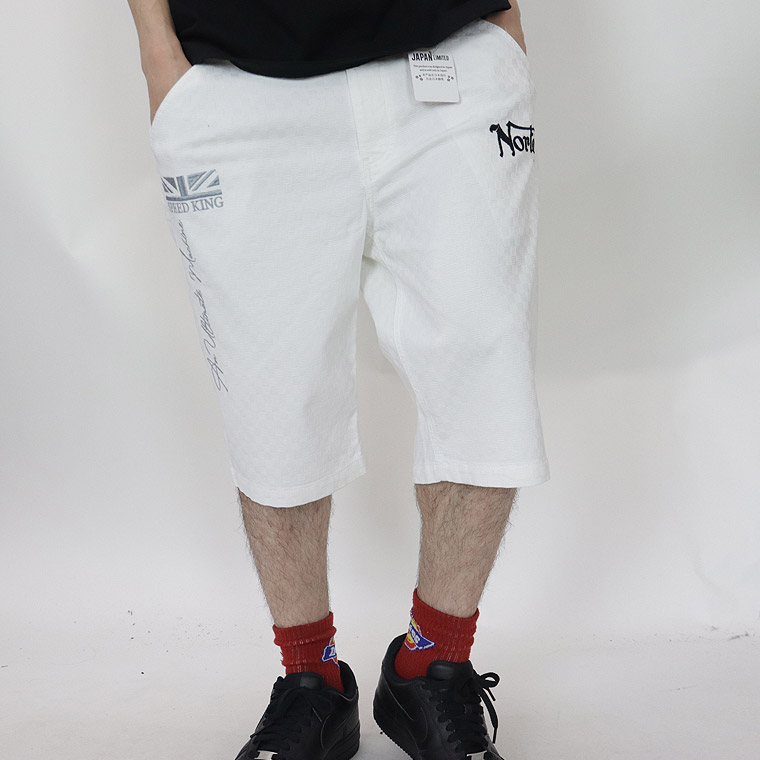 【NORTON】スクエアジャガードショーツ