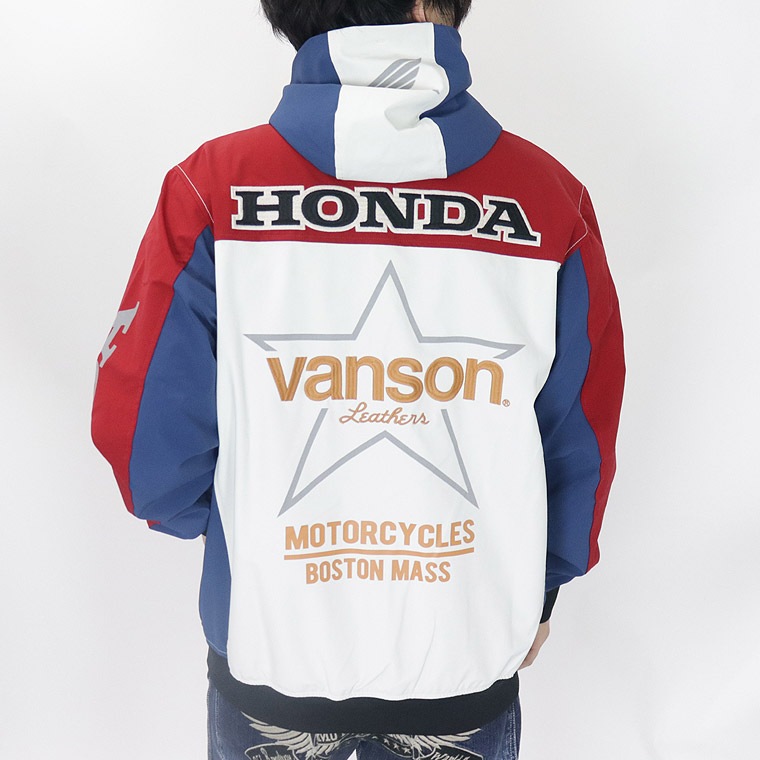 【HONDAコラボ】三層ストレッチZIPパーカー